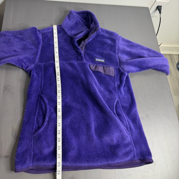 Patagonia Women’s Re-Tool Snap-T Fleece Pullover Purple - Picture 7 of 7